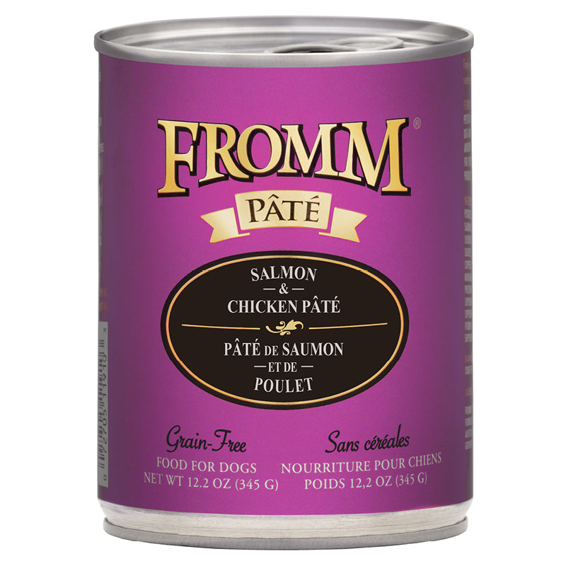 Fromm Salmon & Chicken Pat¨¦ Canned Food for Dogs