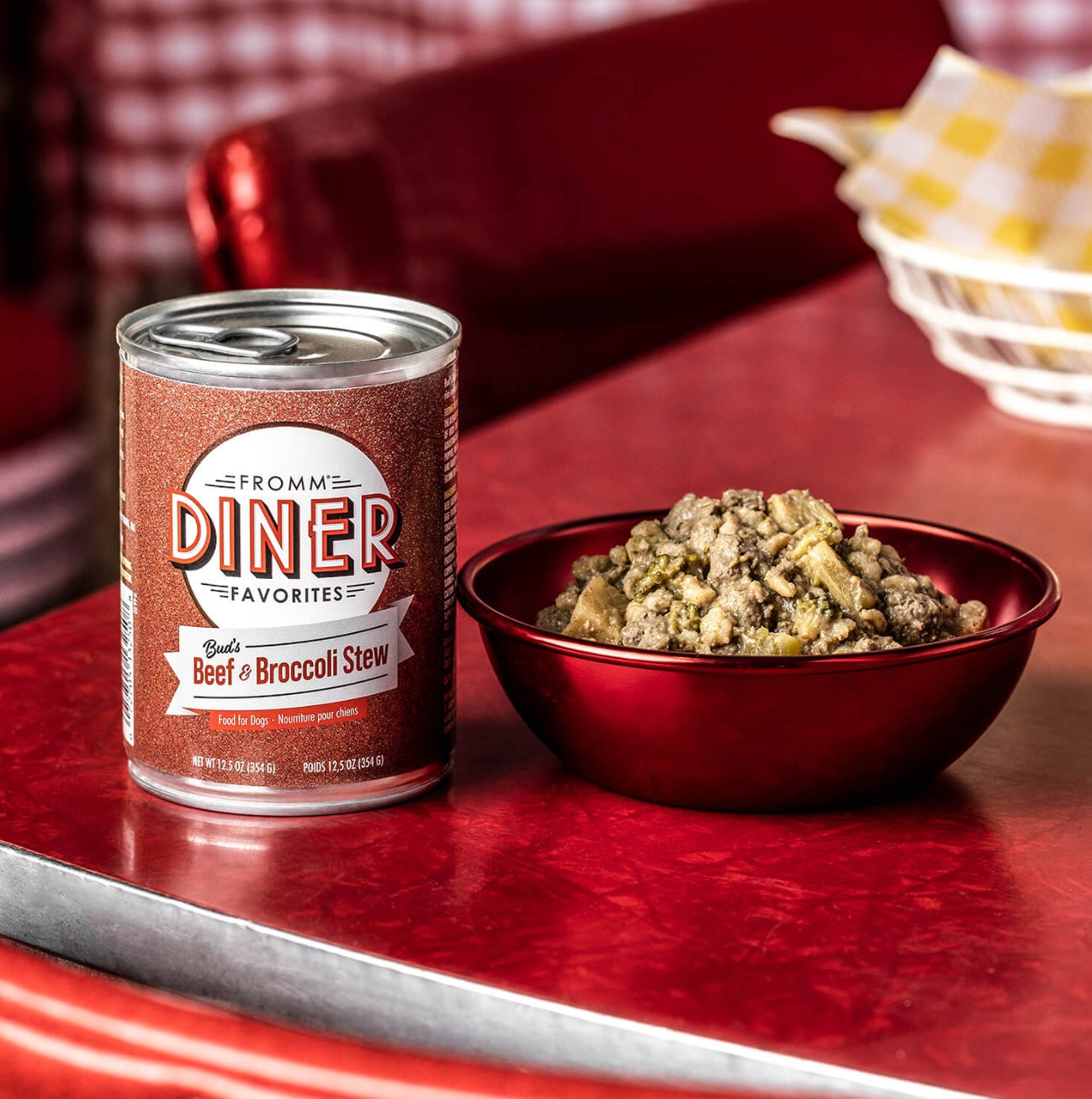 Fromm Diner Favorites Bud's Beef & Broccoli Stew Canned Dog Food