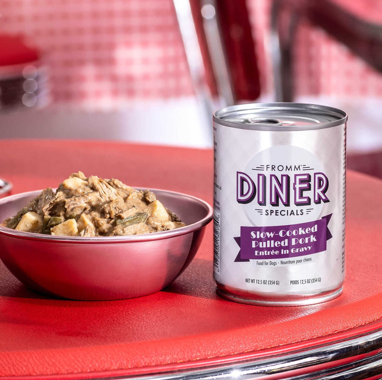 Fromm Diner Specials Slow Cooked Pull Pork Canned Dog Food