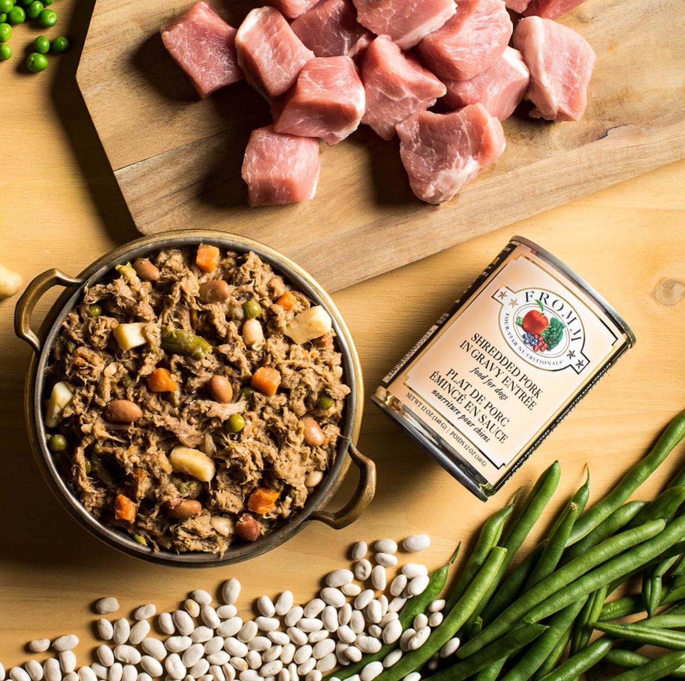 Fromm Four-Star Nutritionals Shredded Pork in Gravy Entree Food for Dogs