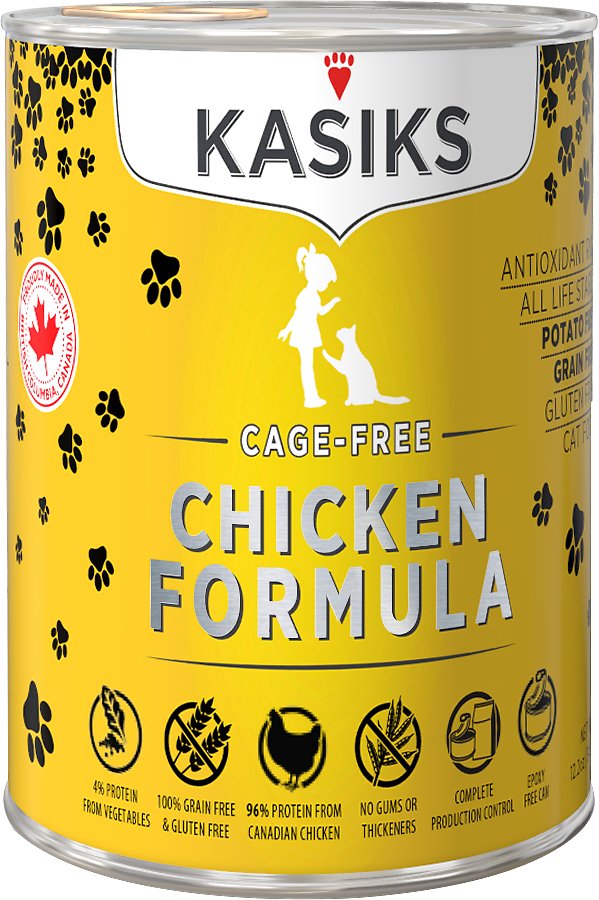 KASIKS Cage-Free Chicken Formula Canned Cat Food