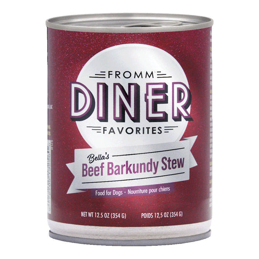Fromm Diner Favorites Bella's Beef Barkundy Stew Canned Dog Food