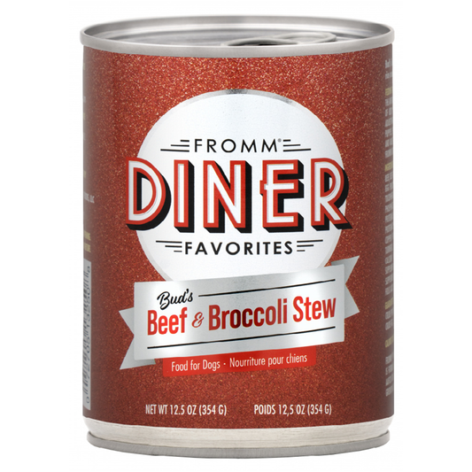 Fromm Diner Favorites Bud's Beef & Broccoli Stew Canned Dog Food