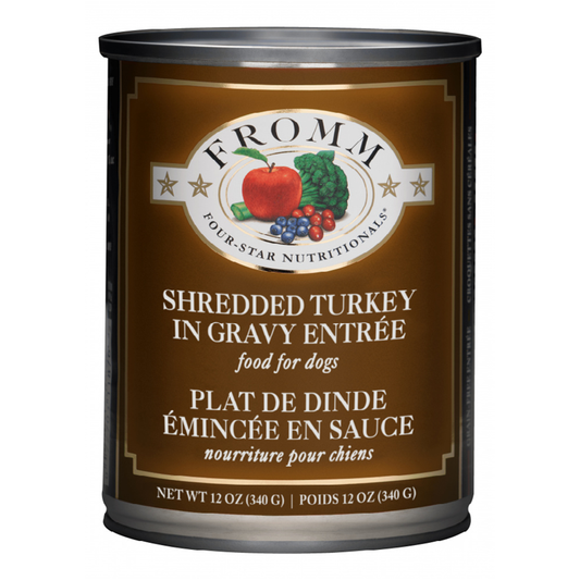 Fromm Four-Star Nutritionals Shredded Turkey in Gravy Entr¨¦e Food for Dogs