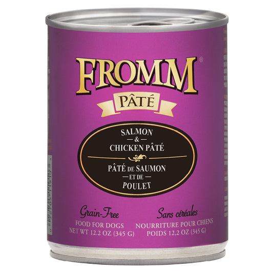 Fromm Salmon & Chicken Pat¨¦ Canned Food for Dogs
