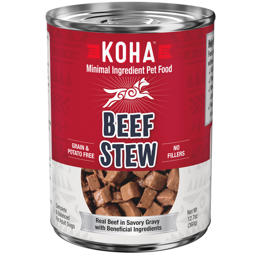 KOHA Grain & Potato Free Beef Stew Canned Dog Food