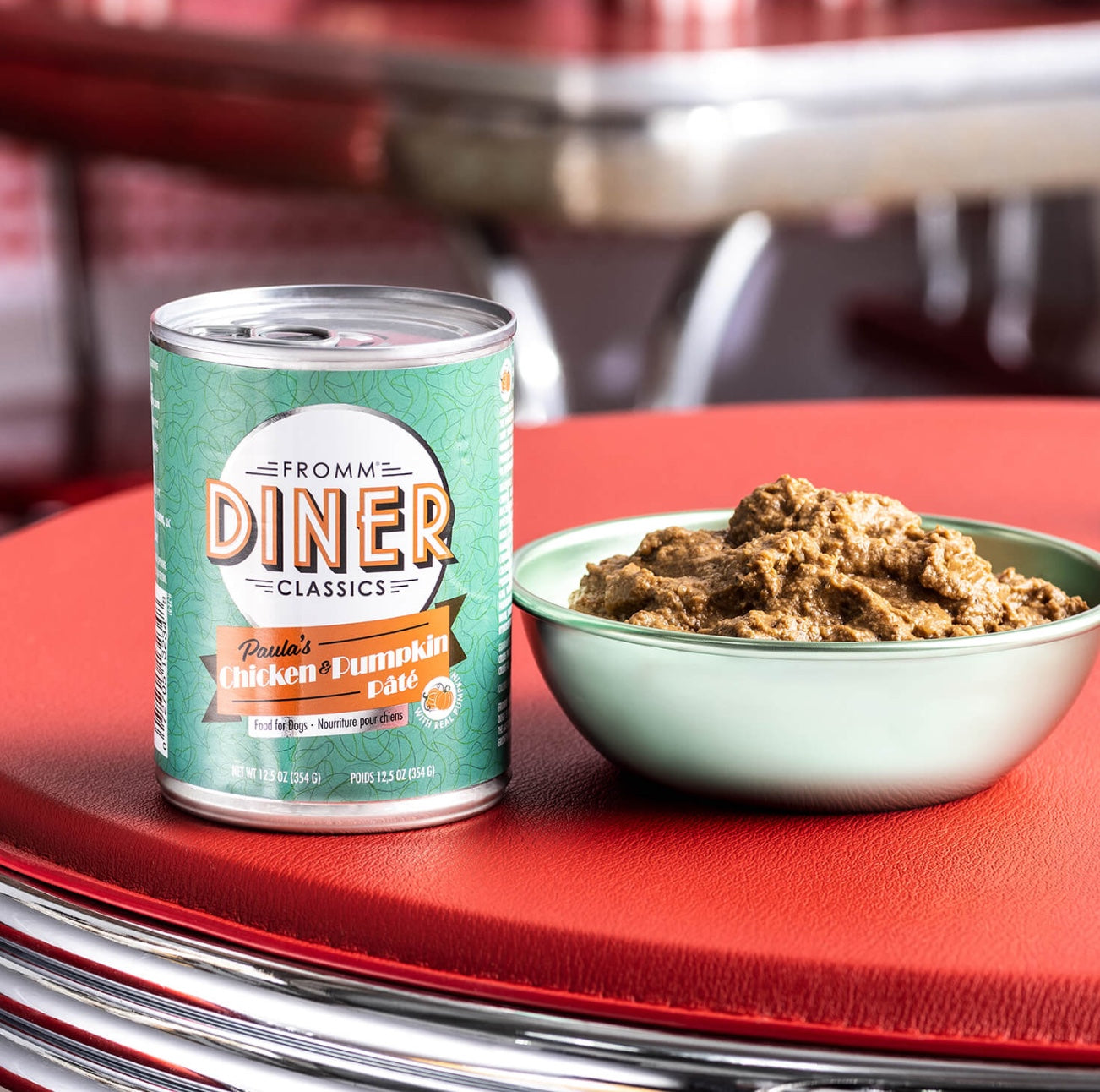 Fromm Diner Classics Paula's Chicken & Pumpkin Pate Canned Dog Food