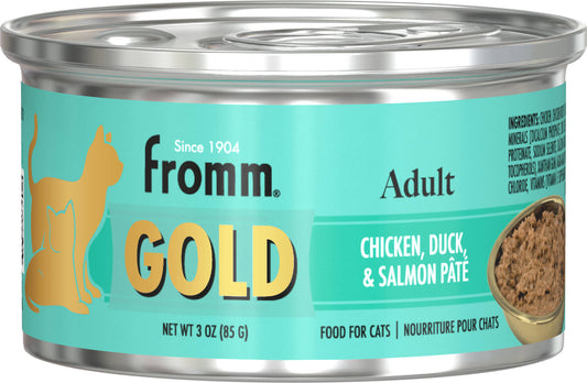 Fromm Gold Chicken, Duck & Salmon Recipe Pate Canned Cat Food