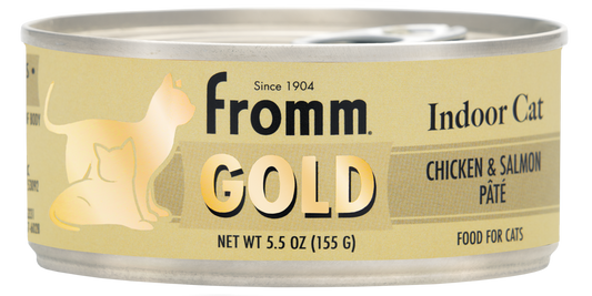 Fromm Gold Indoor Chicken & Salmon Recipe Pate Canned Cat Food